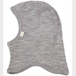 MarMar Elefanthue - Uld - Rib - 1-lags - Grey Melange