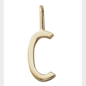 Design Letters Vedhng Til Halskde - C - 18 K Guldbelagt