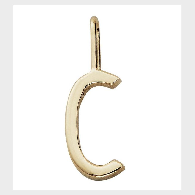 Design Letters Vedhng Til Halskde - C - 18 K Guldbelagt