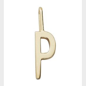 Design Letters Vedhng Til Halskde - P - 18 K Guldbelagt