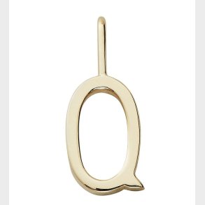 Design Letters Vedhng Til Halskde - Q - 18 K Guldbelagt
