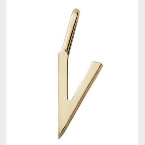 Design Letters Vedhng Til Halskde - V - 18 K Guldbelagt