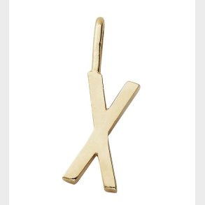 Design Letters Vedhng Til Halskde - X - 18 K Guldbelagt