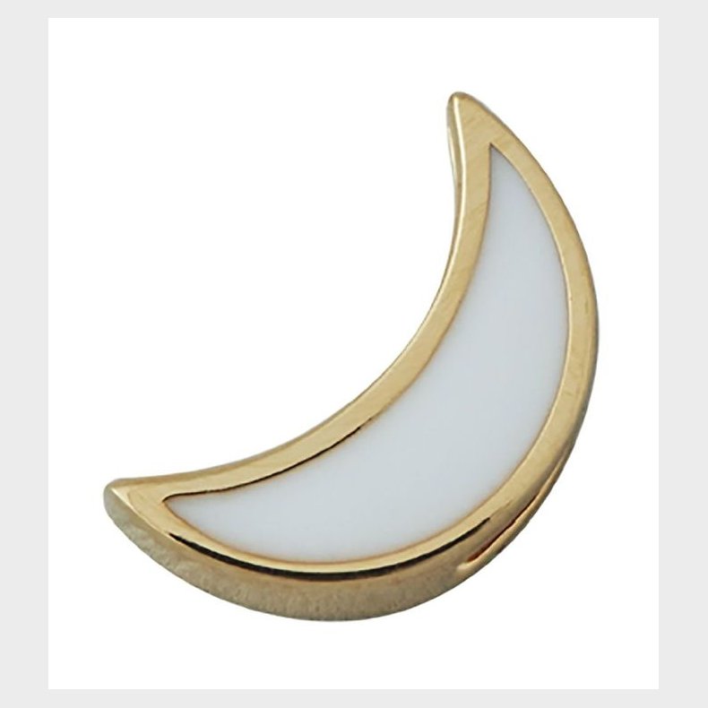 Design Letters Vedhng Til Halskde - Mne - Guld/Hvid