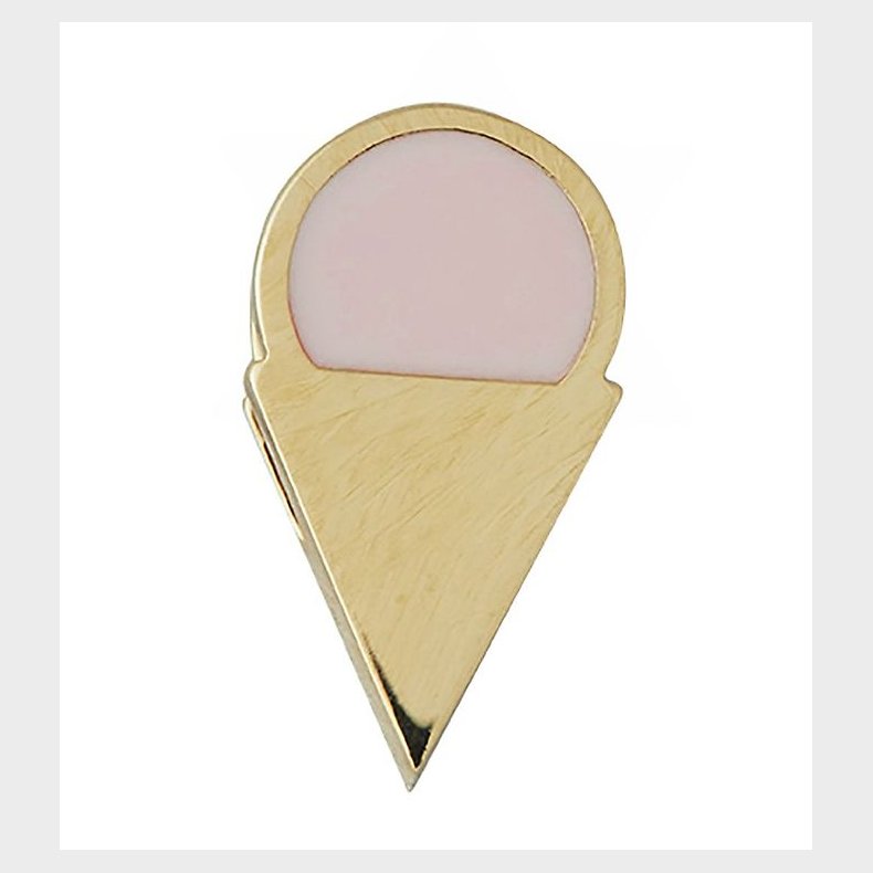 Design Letters Vedhng Til Halskde - Is - Guld/Rosa