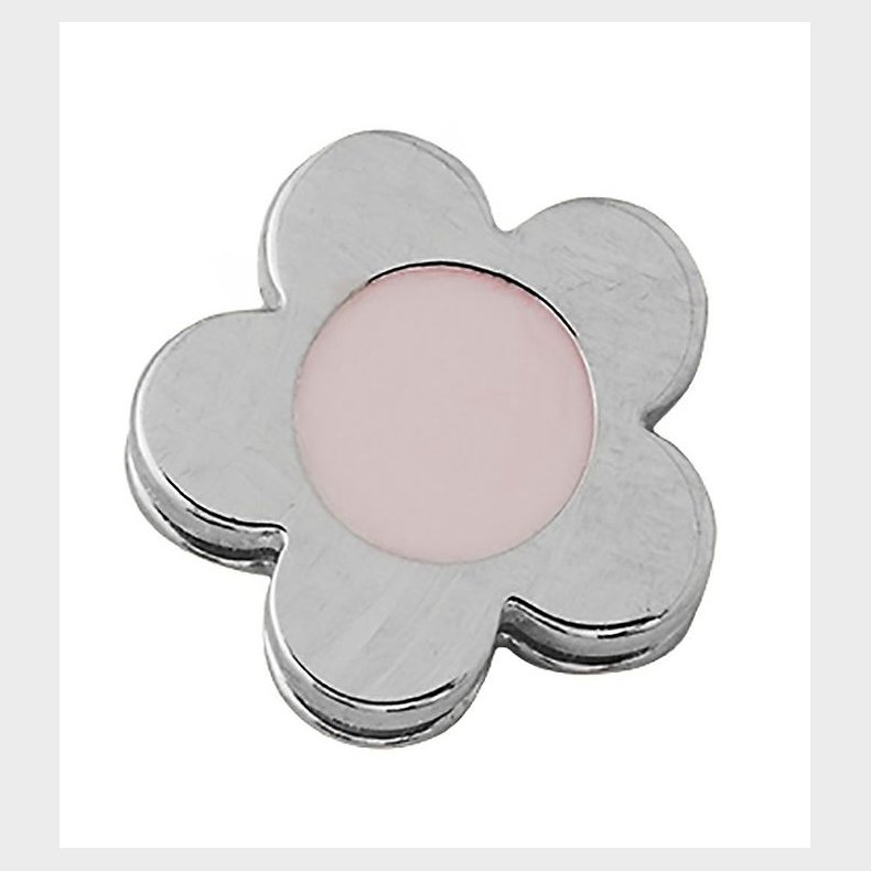 Design Letters Vedhng Til Halskde - Blomst - Slv/Rosa