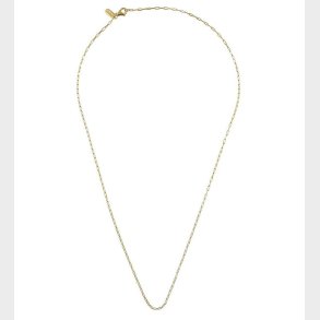 Design Letters Halskde - Square Link - 45 cm - 18 K Guldbelagt