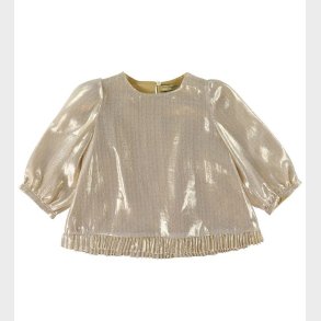 Stella McCartney Kids Bluse - Beige m. Glimmer