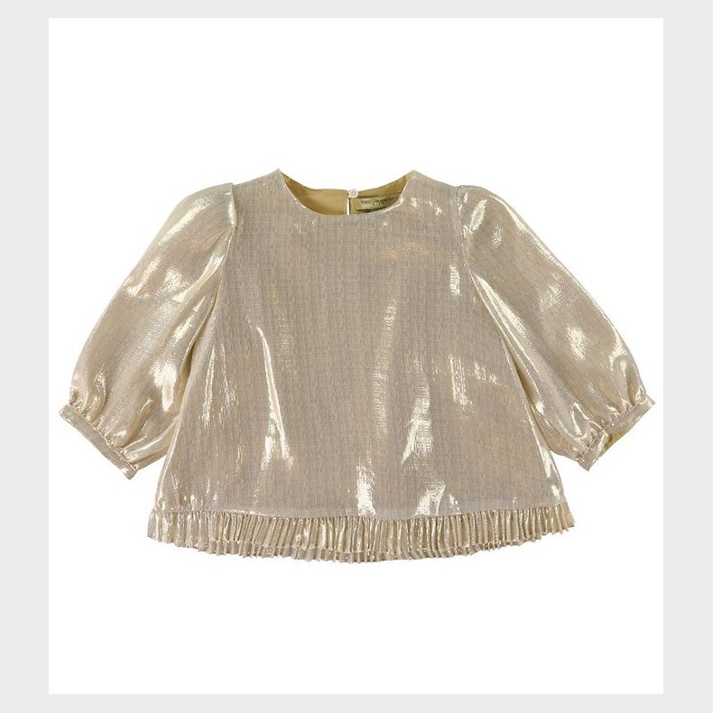 Stella McCartney Kids Bluse - Beige m. Glimmer