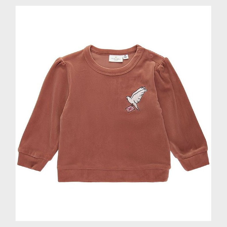 The New Siblings Sweatshirt - Drude - Velour - Chutney