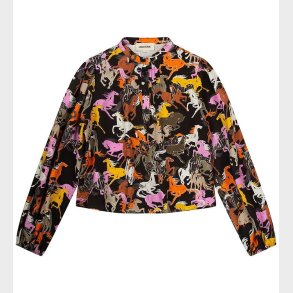 Zadig & Voltaire Skjorte - Wild Sound - Sort m. Heste