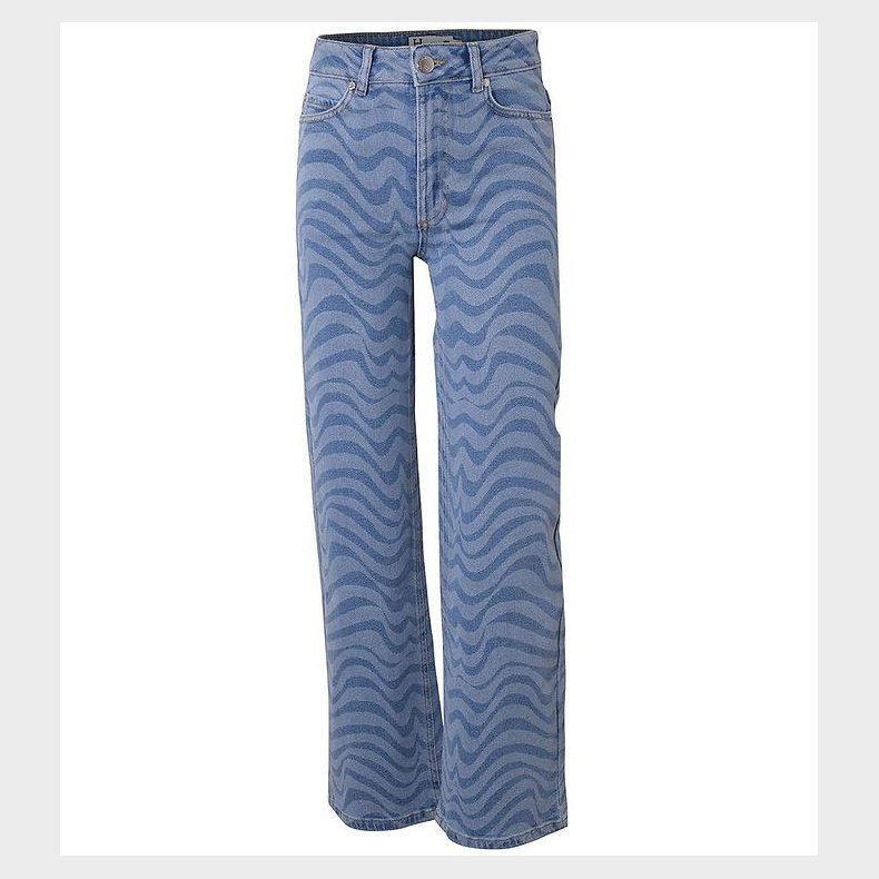 Hound Jeans - Wide w/ Print - Blue Denim