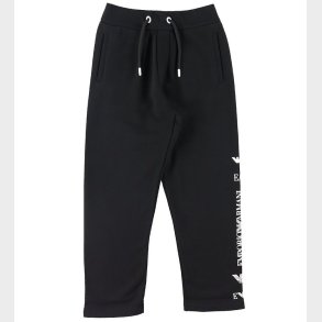 Emporio Armani Sweatpants - Sort m. Hvid