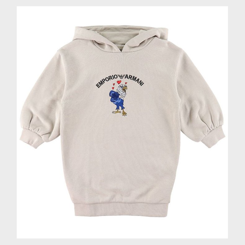 Emporio Armani Sweatkjole - Silver Cloud