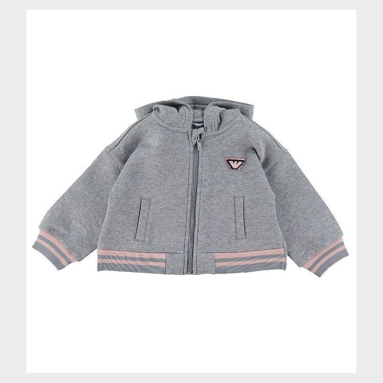 Emporio Armani Cardigan - Grmeleret m. Rosa