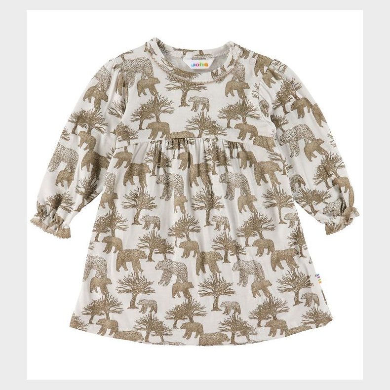 Joha Kjole - Uld - Gr� m. Bj�rne