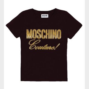 Moschino T-shirt - Sort m. Guld