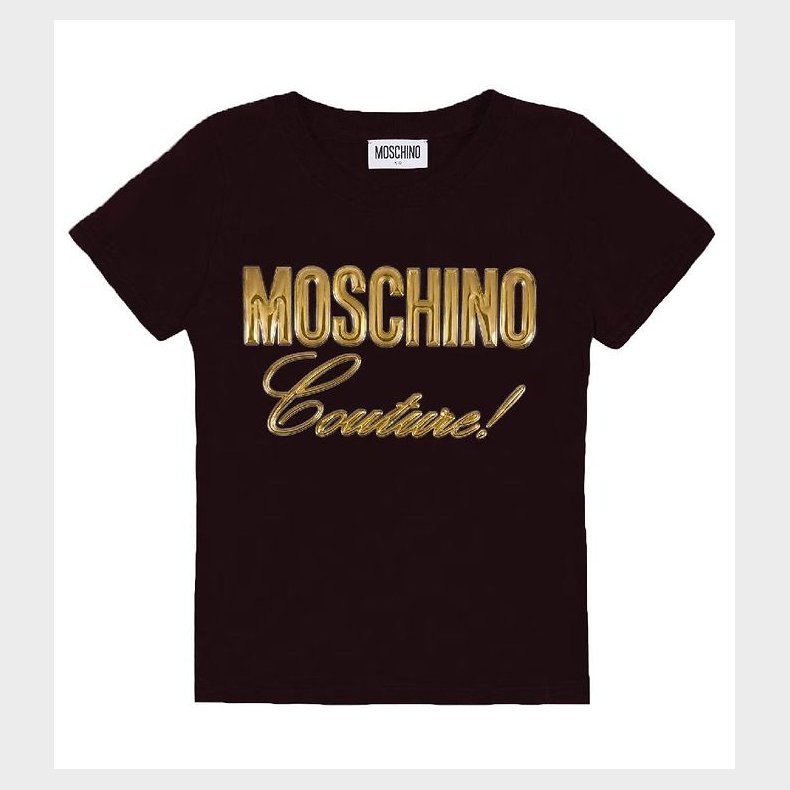 Moschino T-shirt - Sort m. Guld