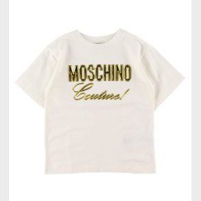 Moschino T-shirt - Hvid m. Guld