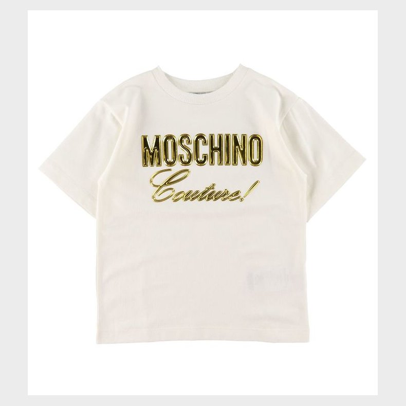 Moschino T-shirt - Hvid m. Guld