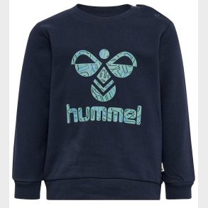Hummel Sweatshirt - hmlLime - Black Iris