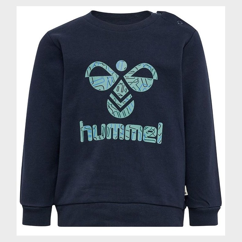 Hummel Sweatshirt - hmlLime - Black Iris