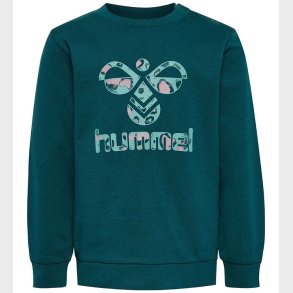 Hummel Sweatshirt - hmlLime - Airy Blue