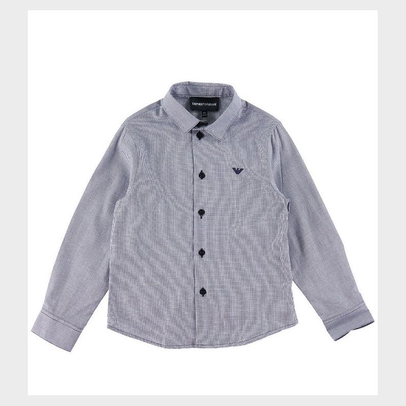 Emporio Armani Skjorte - Navy/Hvidternet