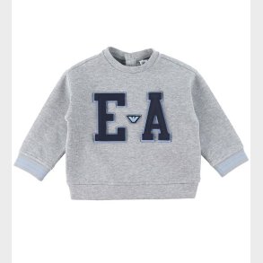 Emporio Armani Bluse - Gremeleret m. Navy