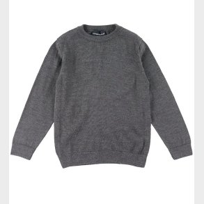 Emporio Armani Bluse - Uld/Akryl - Grmeleret m. Hvid