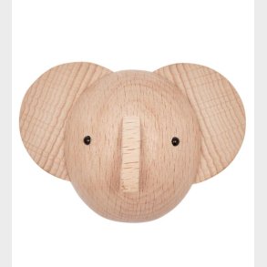 OYOY Knage - 5,4x7,4x6,4 cm - Mini - Elefant - Natur