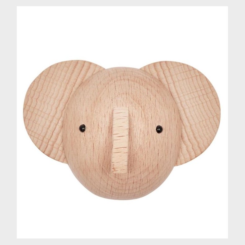 OYOY Knage - 5,4x7,4x6,4 cm - Mini - Elefant - Natur