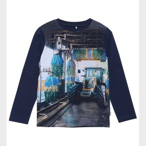 Minymo Bluse - Navy Night m. Traktor