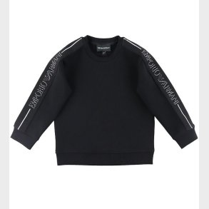 Emporio Armani Bluse - Sort m. Logostribe