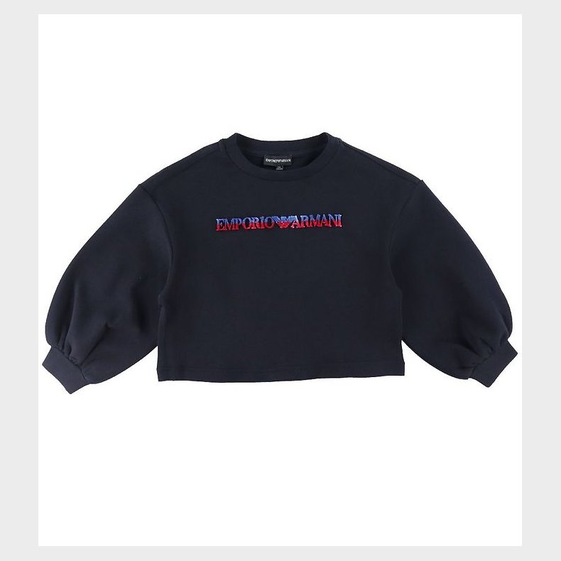 Emporio Armani Bluse - Blue Navy m. Velour