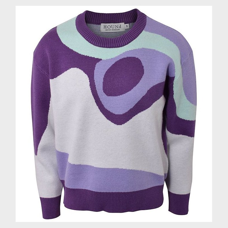 Hound Bluse - Pattern Knit - Multi Colour