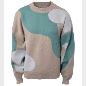 Hound Bluse - Pattern Knit - Sand