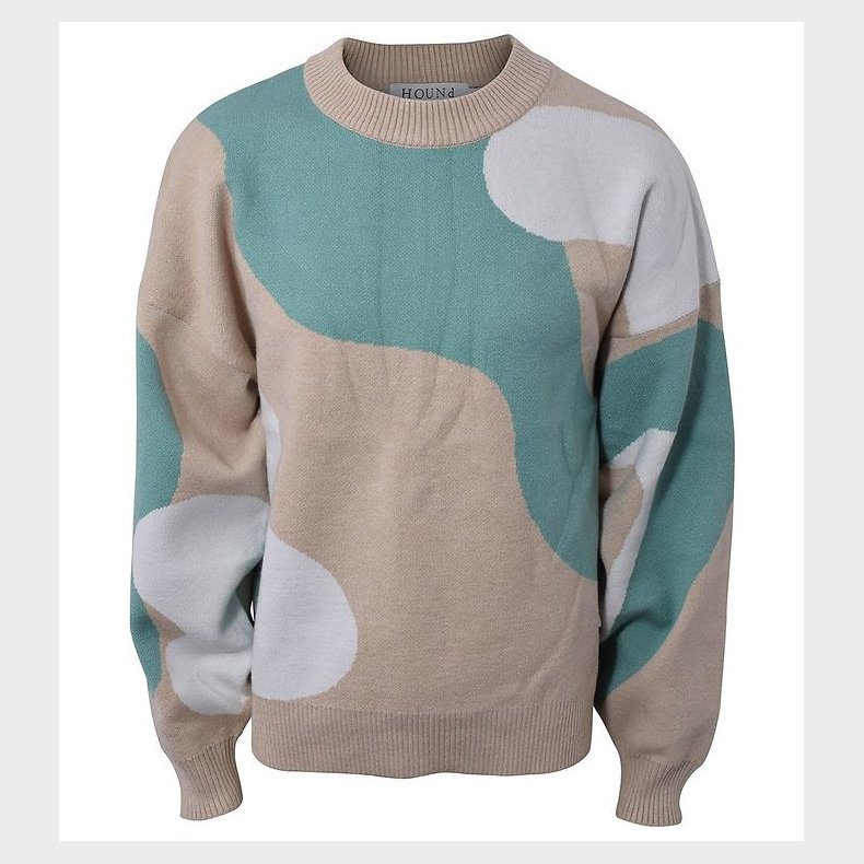 Hound Bluse - Pattern Knit - Sand