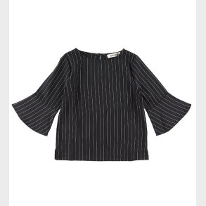 Add to Bag Bluse - Sort m. Nlestriber