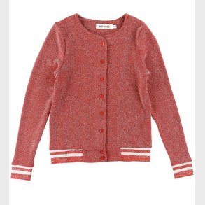 Add to Bag Cardigan - Burned Red m. Glimmer