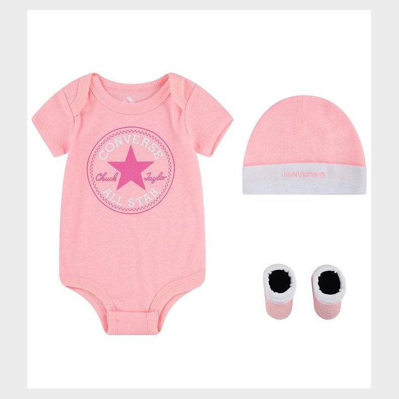 Converse Gaveske - Body k/ m. Hue og Futter - Rosa