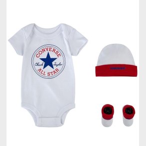 Converse Gaveske - Body k/ m. Hue og Futter - Hvid