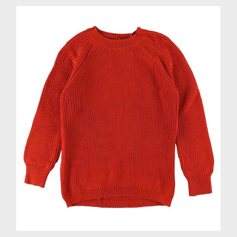 Add to Bag Bluse - Strik - Burned Red