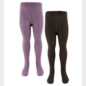 Minymo Str�mpebukser - 2-Pak - Solid Rib - Zephyr