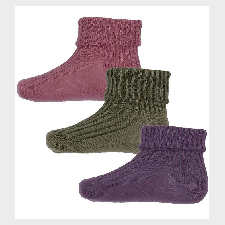 Minymo Str�mper - 3-Pak - Orchid Haze