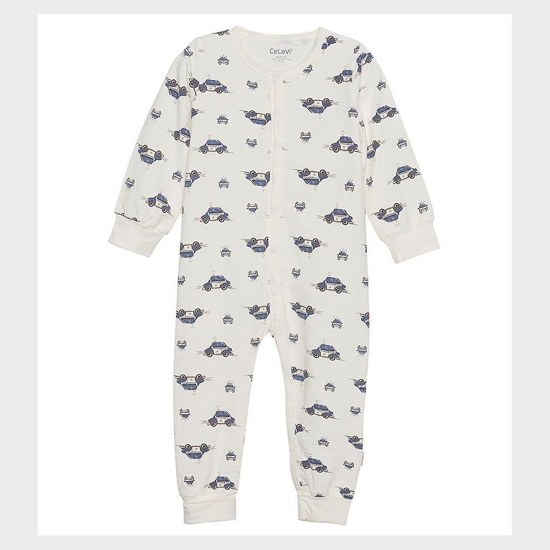 CeLaVi Natdragt - Blue Fushion m. Politibiler