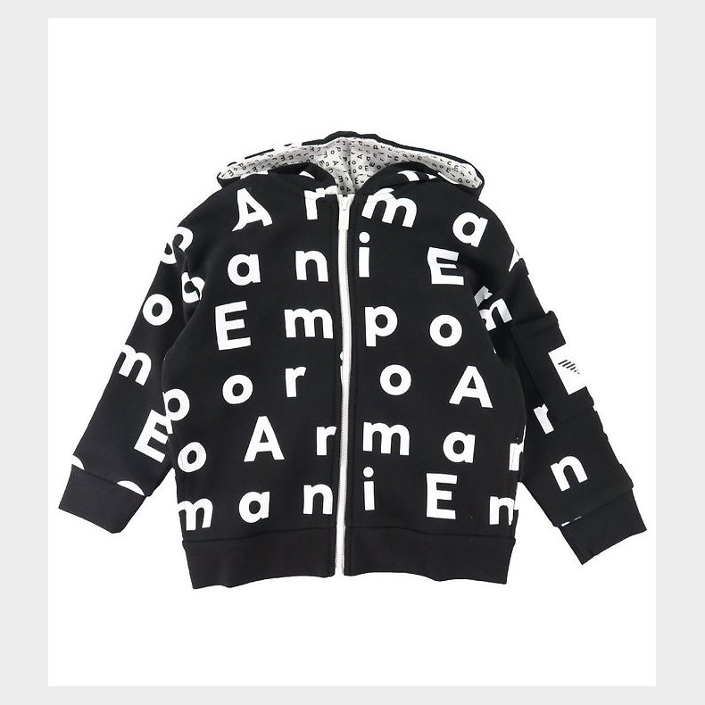 Emporio Armani Cardigan - Sort m. Print
