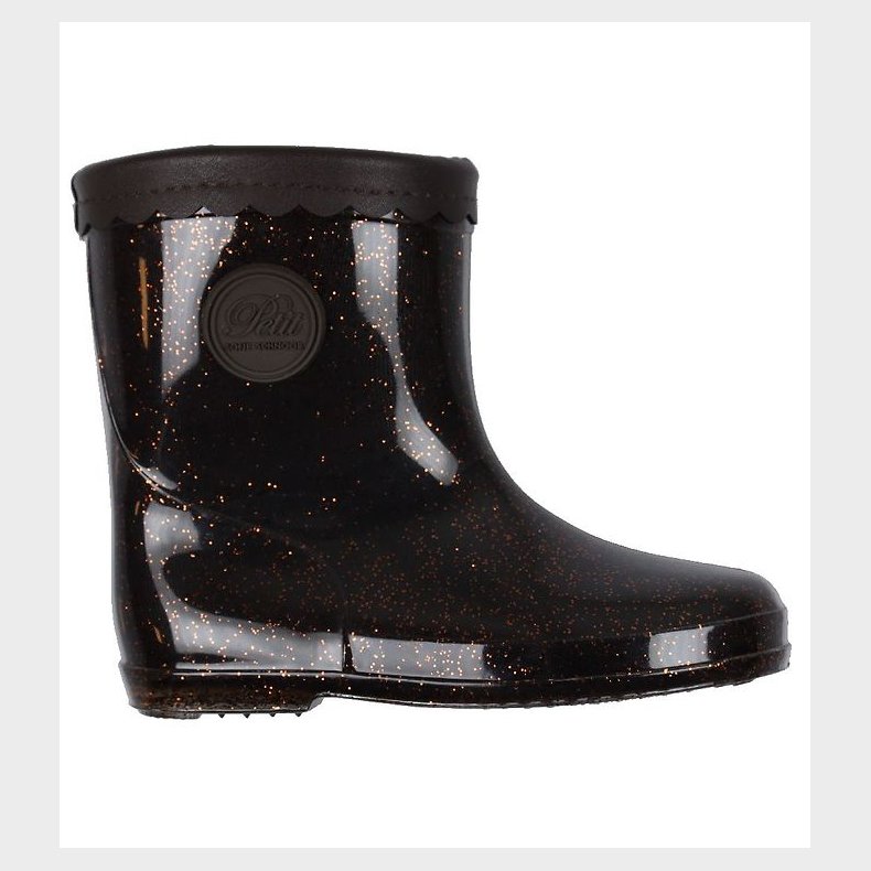 Petit by Sofie Schnoor Gummistvler m. For - Brun m. Glimmer