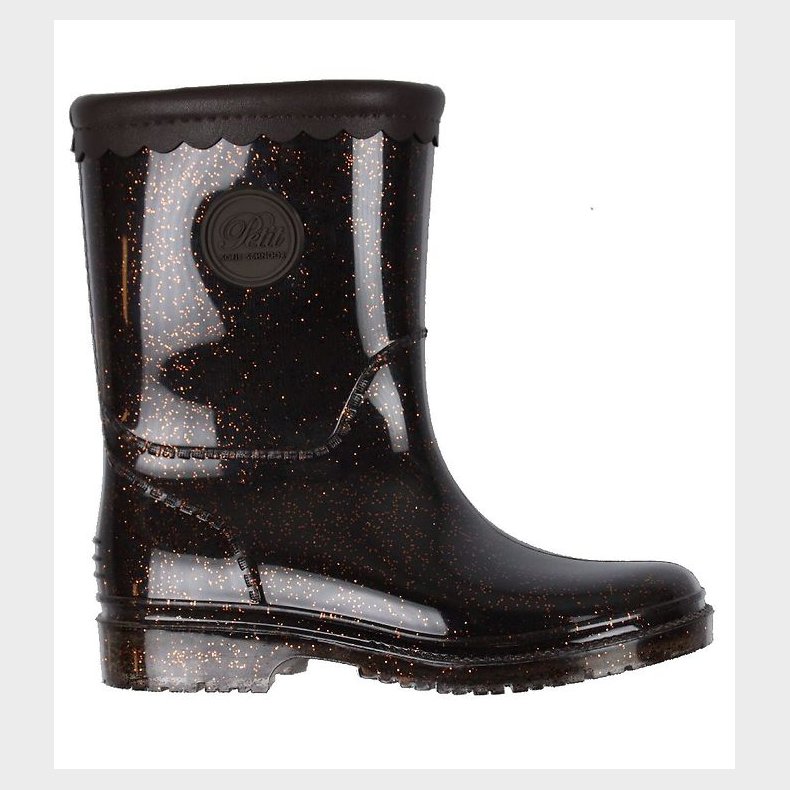 Petit by Sofie Schnoor Gummistvler m. For - Brun m. Glimmer