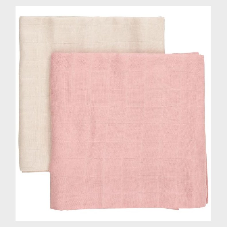 Fixoni Stofbleer - 2-pak - 70x70 cm - Misty Rose